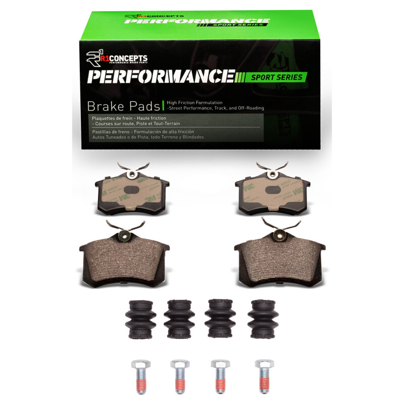 Audi A4 Performance Brake Pads - Rear - R1 Concepts - Sport - `97-`08